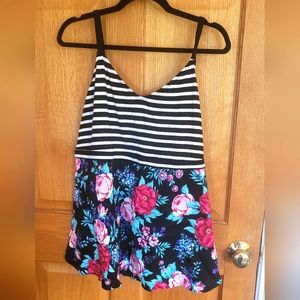 Mixed Print Tank Top
